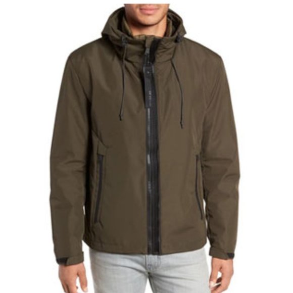 COLE HAAN Men Hooded 3 In 1 Jacket - Picture 1 of 10